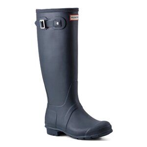 New Hunter Women's Original Tall Waterproof Rain Boots Size 10 Navy Adjustable